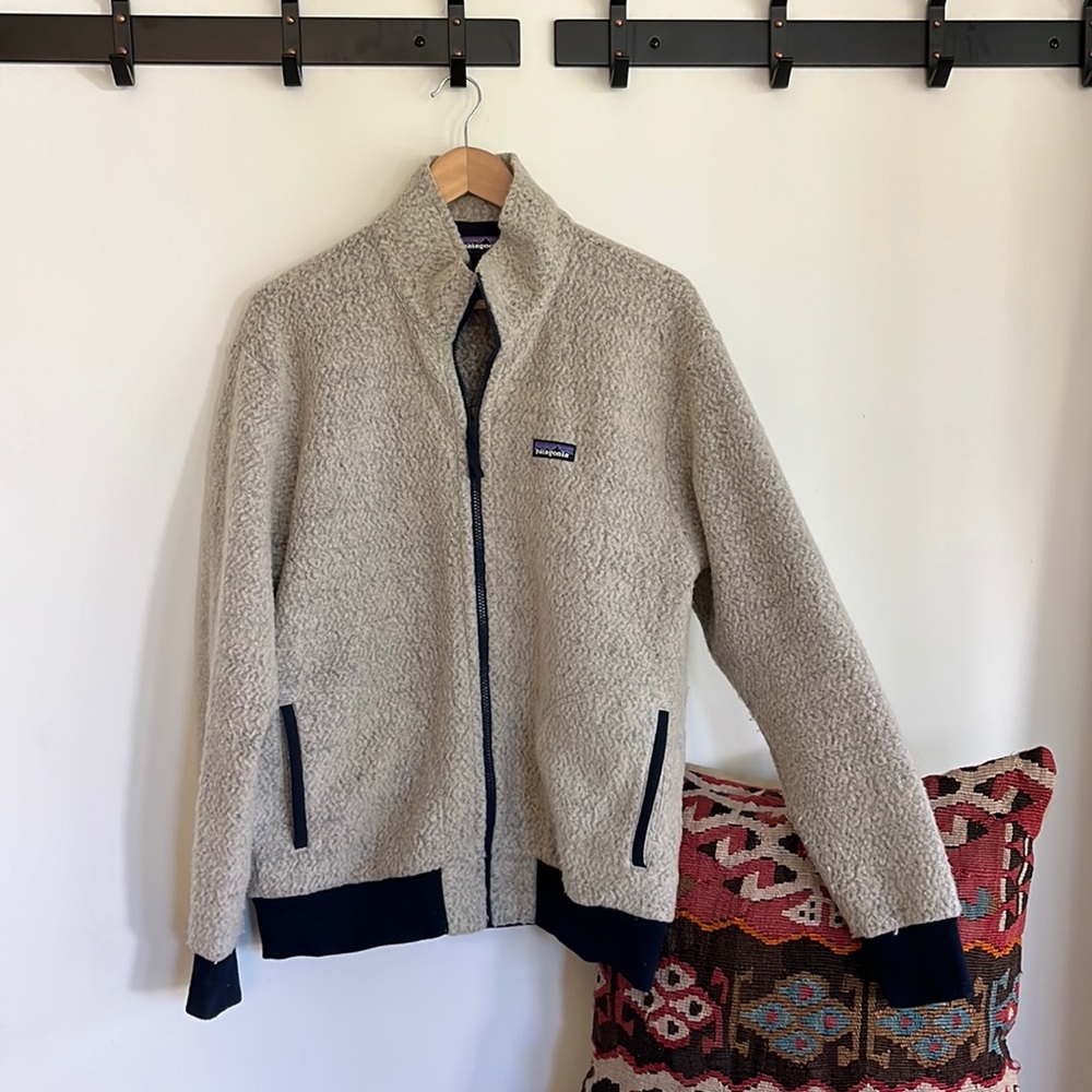 Patagonia Wool Sherpa Jacket, Mens L